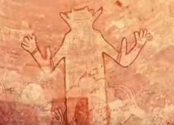 8000年前の古代壁画に描かれた「火星の神」や「白い巨人」は宇宙人なのか！？